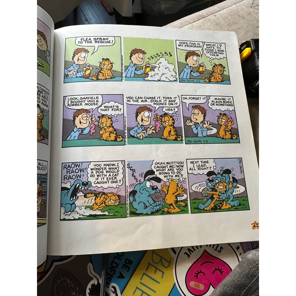 Oversized Garfield Rounds Out Book 16 2008 First Color Edition Ex Library READ - Picture 16 of 16